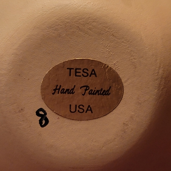 Tesa Hand Painted Tiny Ceramic Bowl Made in the U.S.A. Western - Picture 14 of 14